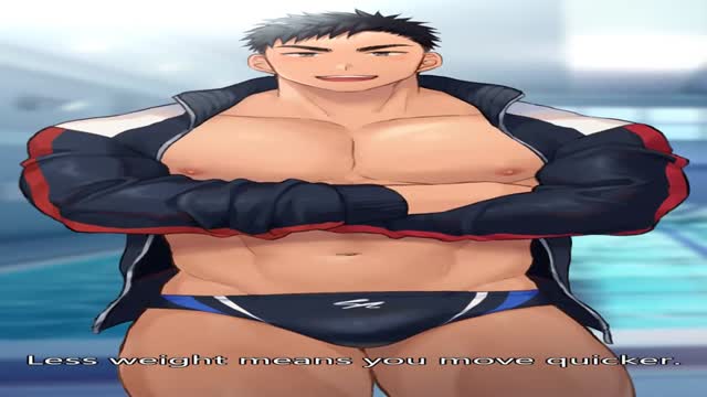 Animated swimmer fantasy 