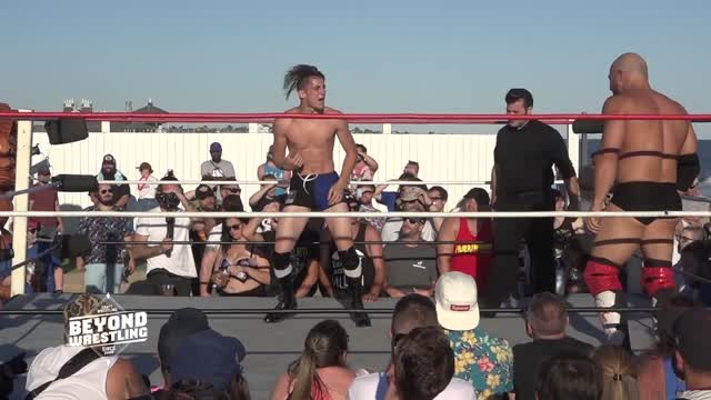 Guido Wrestles at the Beach