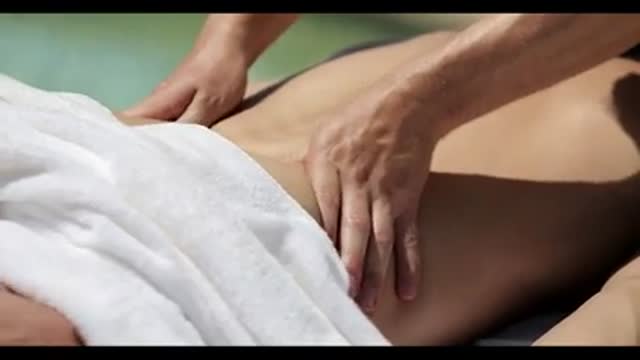 Poolside massage