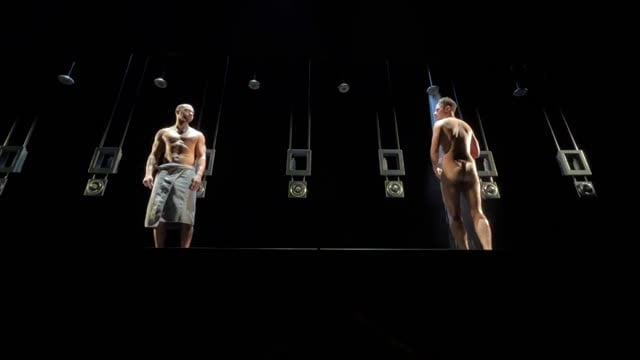 Famous Actor in nude play