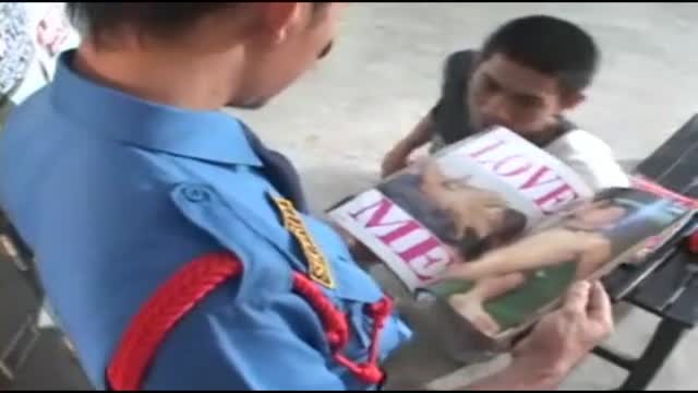 Thai Security Guard fucking gays