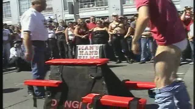 Spanked at Folsom and undies for sale