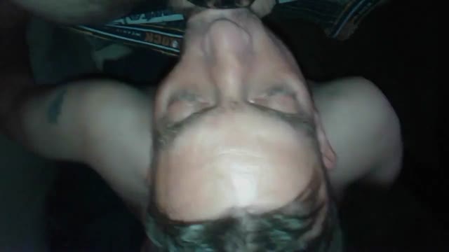 Slut sucking cock