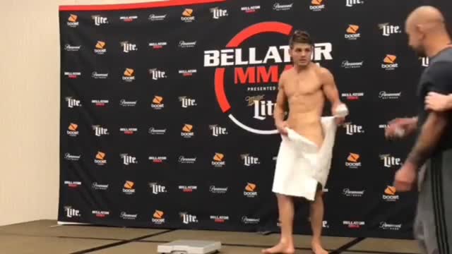 Wrestler weigh in