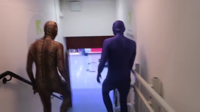 Zentai Out And About