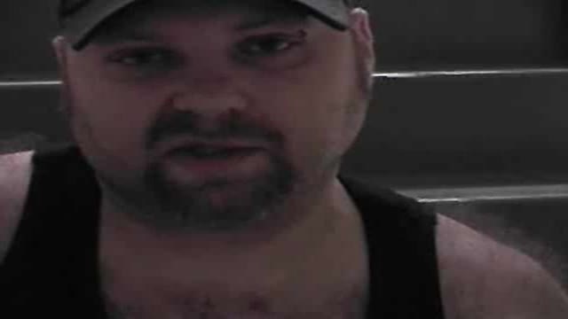 Bear cums in jockstrap