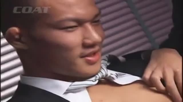 Chinese skinhead in socks fuck 