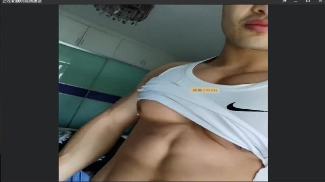 chinese bodybuilder cums
