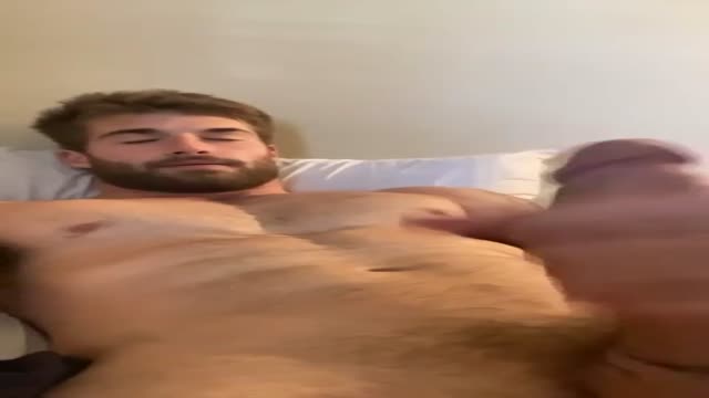 cute guy jerking