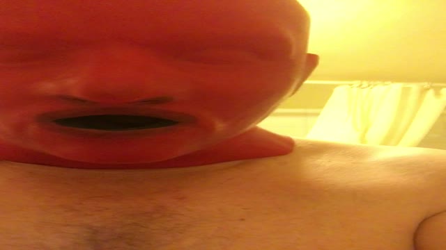 red rubber hood