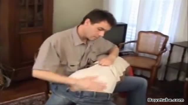 French boys spanked before fucking