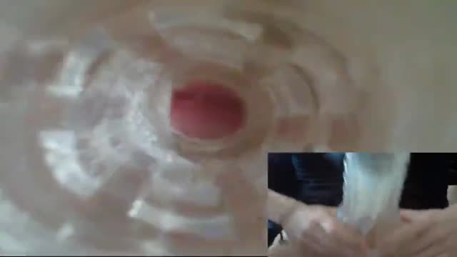 Hot lad with thick cock fucks fleshlight sex toy